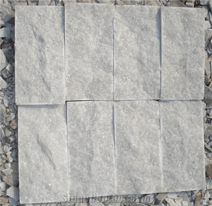 Mushroom Stone Spa White Quartzite Mushroom Wall Cladding