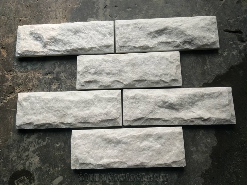 Mushroom Stone Spa White Quartzite Mushroom Wall Cladding