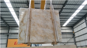 Cheapest China White Jade Onyx Slabs Yellow Veins Hotel Floor Wall Use