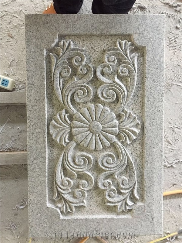Grey Granite Balustrade Rail Fence, Terrace Handrails