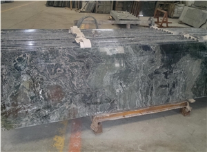 Green Wooden Vein High Gloss Polished Slabs