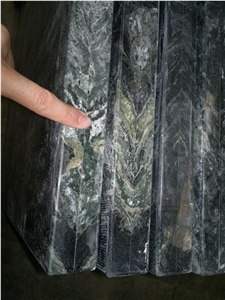 Green Wooden Vein High Gloss Polished Slabs