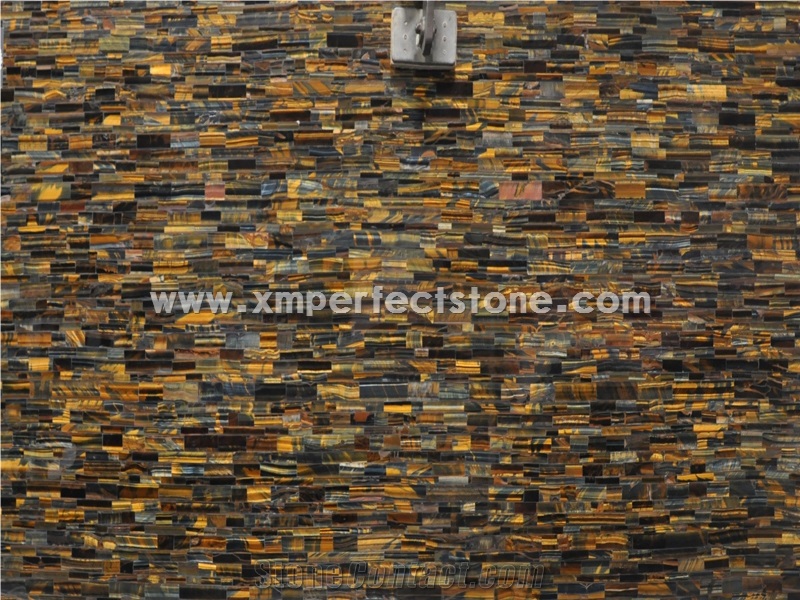 Yellow Tiger Eye Precious Stone for Countertop Decoration Project