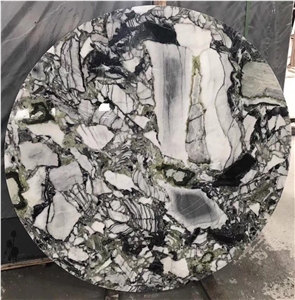 Cold Emerald,Primavera Ice Connect Green,White Beauty Marble Tables Cold Emerald,Primavera Ice Connect Green,White Beauty Marble Tables