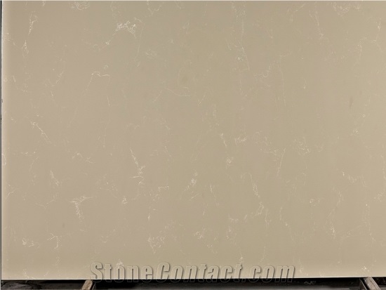 Beige Quartz Stone Slab