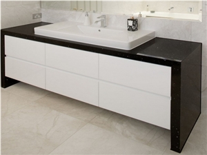 Black Galaxy Quartz Countertop