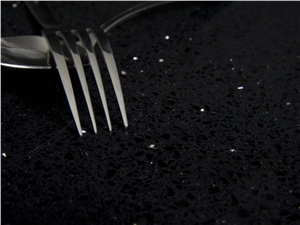 Black Galaxy Quartz Countertop