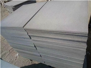 Bush-Flamed Green Sandstone for Flooring Tiles, Swimming Pool Coping