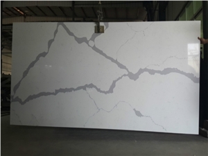 Calacatta Extra Quartz 3cm White Artificial Quartz Stone Slab Calacatta Extra Quartz 3cm White Artificial Quartz Stone Slab