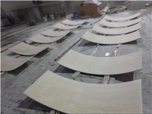 Moca Cream Veneer Composited with Aluminum Honeycomb for Wall Cladding