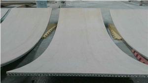Moca Creme Aluminum Honeycomb Curved Wall Panels Moca Creme Aluminum Honeycomb Curved Wall Panels