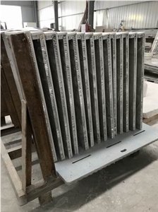 Moca Creme Limestone Aluminum Honeycomb Panels Facade External Wall