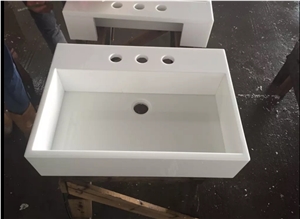 Nano Crystallized Glass Nano White Stone Vanity Top