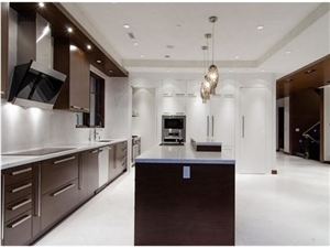 Pure White Quartz Kitchen Countertop Pure White Quartz Kitchen Countertop