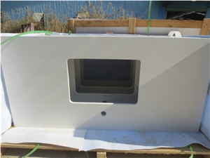 Sq2141 Blizzard Quartz Vanity Top, Caesarstone Top