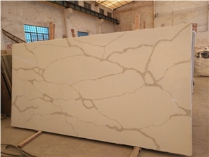 Unique Calacatta Book Matched Quartz, Marble Like Quartz,Hot Sale