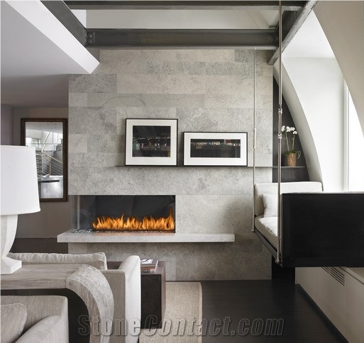 Transylvania Gray Limestone Wall and Floor Tiles