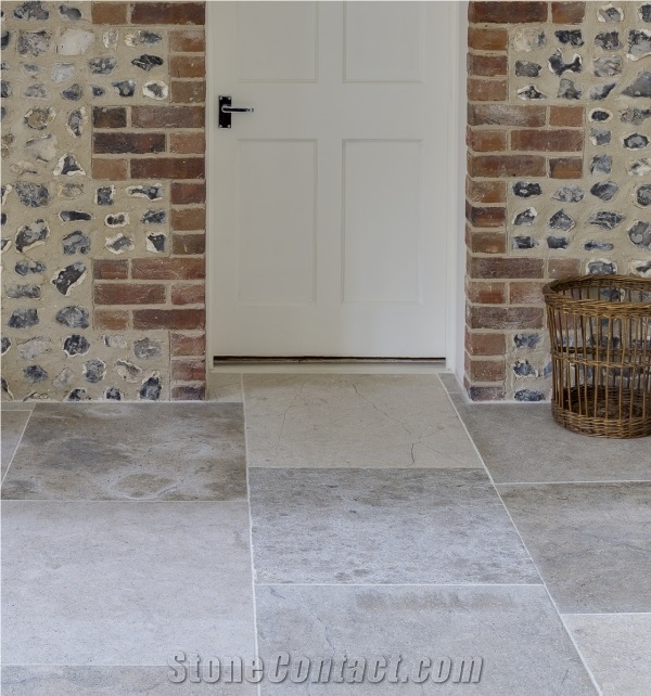 Transylvania Grey Limestone Slabs
