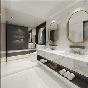 Artificial Marble Quartz Stone Countertops Non-Porous Surface