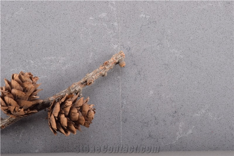 Marble Imitation Quartz Stone Surfaces with Eased Edge