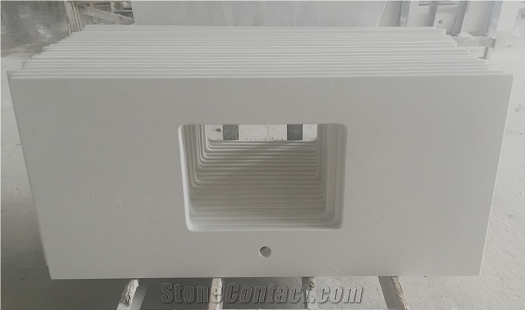 Quartz Stone Polished Surfaces Slab for Kitchen Tops Quartz
