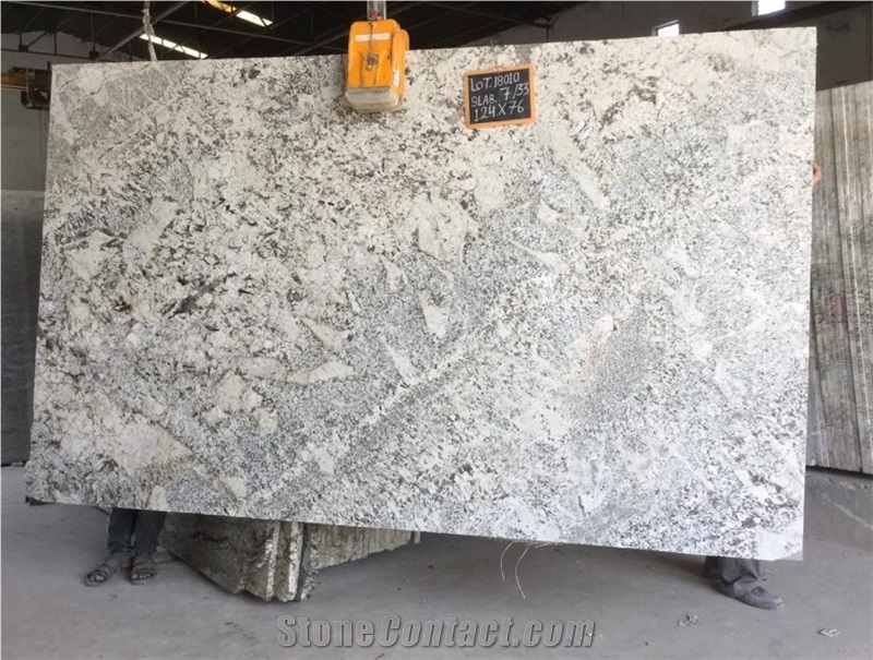 India Alaska White Granite Slabs