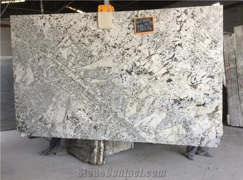 India Alaska White Granite Slabs