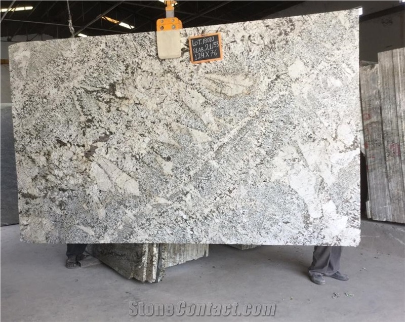 India Alaska White Granite Slabs