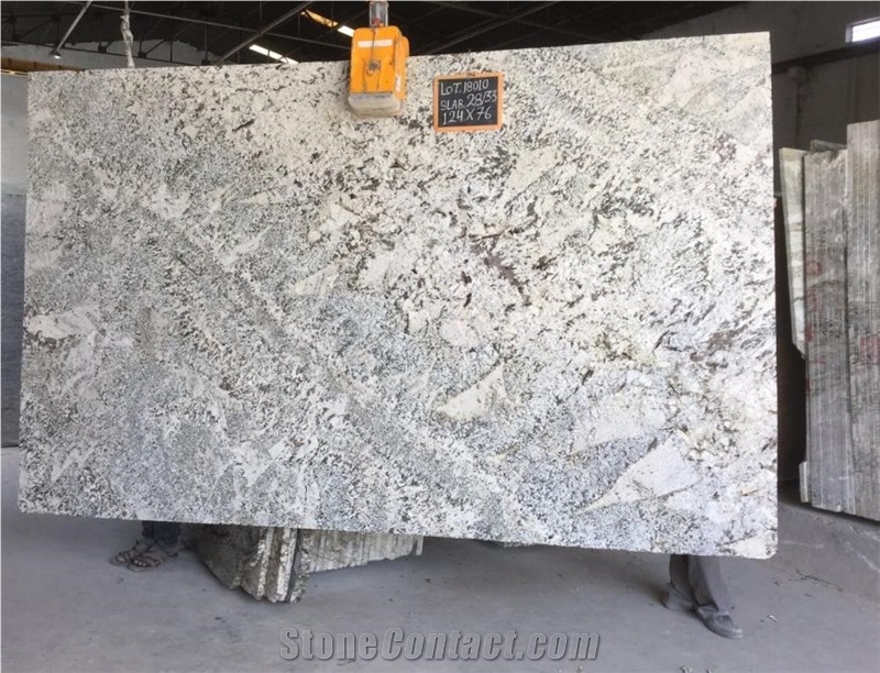 India Alaska White Granite Slabs