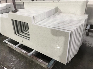 Artificial Quartz Stone Bath Tops,Custom Bathroom Vanity Tops