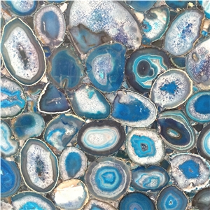 Dark Blue Gemstone Slab,Dark Blue Agate Stone Slab,Dark Semiprecious