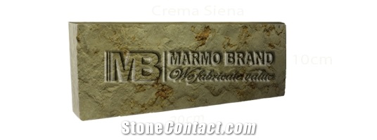 Crema Siena Split Face Marble Tiles