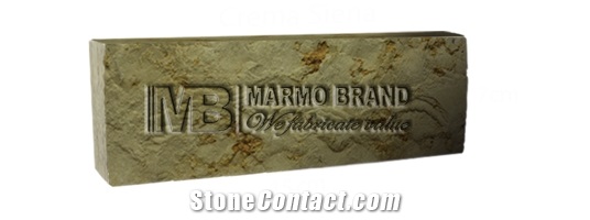 Crema Siena Split Face Marble Tiles