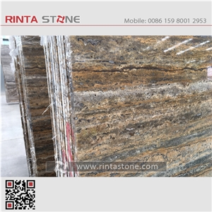 Silvestro Romanro French River Gold Golden Slabs Tiles