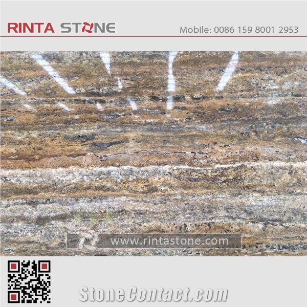 Silvestro Romanro French River Gold Golden Slabs Tiles