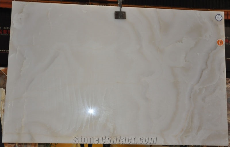 Best Price Natural Translucent Panel Slab Tile White Onyx