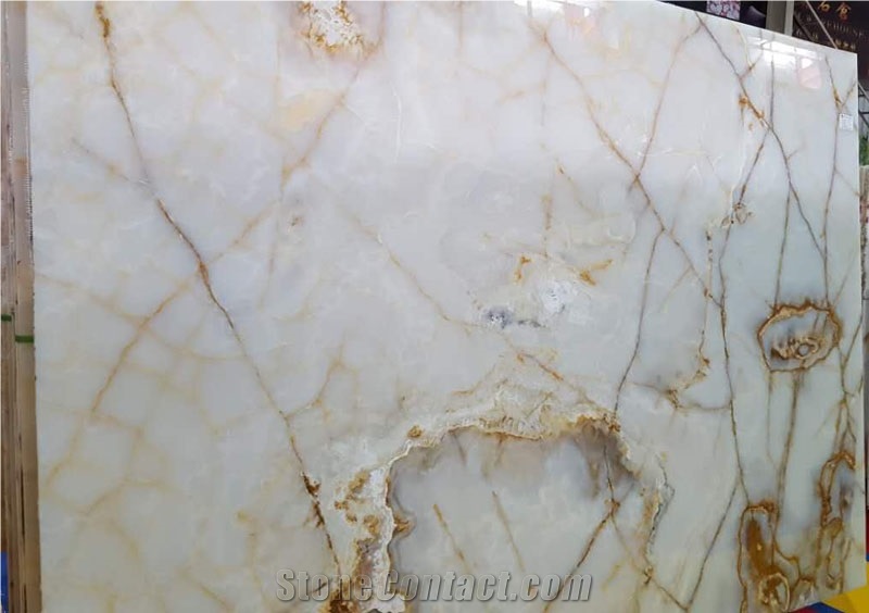 Best Price Natural Translucent Panel Slab Tile White Onyx
