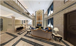 Pearl Beige Marble Slabs & Tiles Wall Floor Decorative Stone