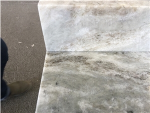Fantasy Brown Marble Vanity Top with Backsplash
