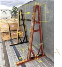 China Heavy Duty Truck A-Frame for Granite Stone Slabs