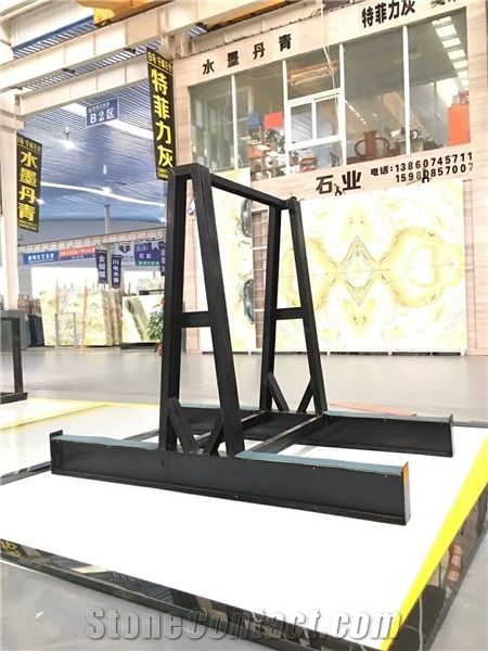New Style Of a Frame for Stone Slabs Display in Showroom