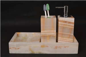 Chstone White Onyx Bath Accessories & Sets