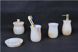 Chstone White Onyx Bath Accessories & Sets