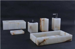Chstone White Onyx Bath Accessories & Sets