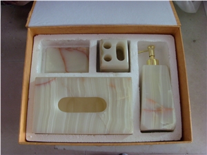 Chstone White Onyx Bath Accessories & Sets
