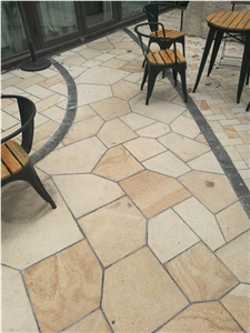 New G682 Polished Flooring Golden Yellow Granite Tiles