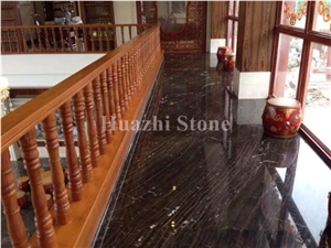 Brown Bookmatched Marble Bath Tops, Countertop, Vanity