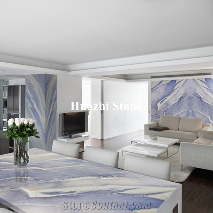 China Luxury and Excellent Galaxy Blue Marble Apply in Bath Top