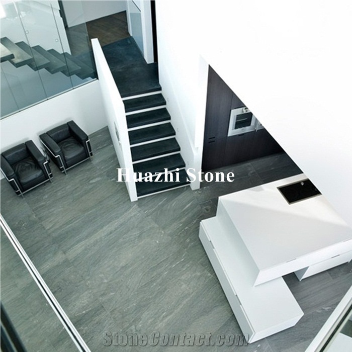 Huazhi Polished Natural Stone Vals Quartzite Stone Project