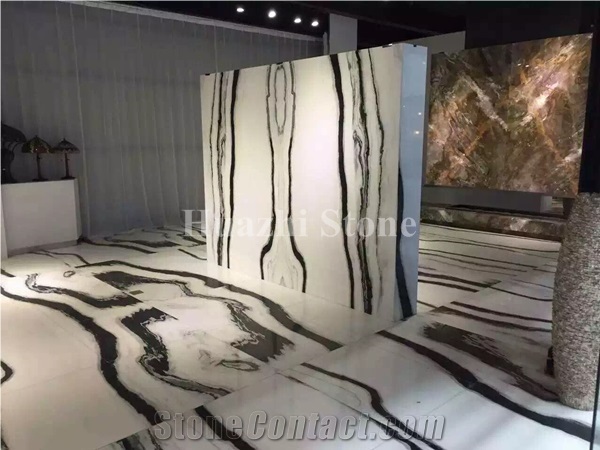Panda White Marble Tiles & Slabs, Chinese Marble, Interior Design